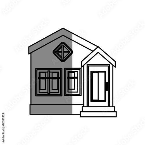 house exterior isolated icon