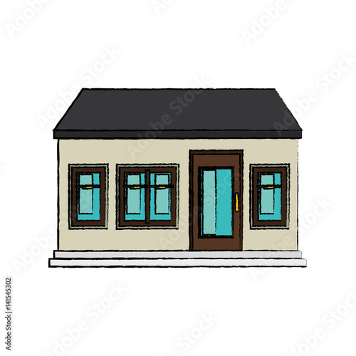 house exterior isolated icon