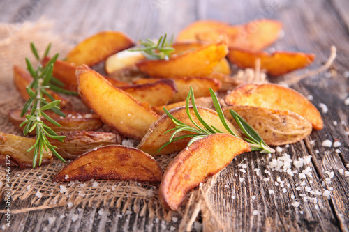 rustic grilled potato