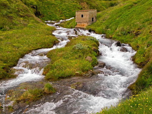 Iceland - mountain torrent