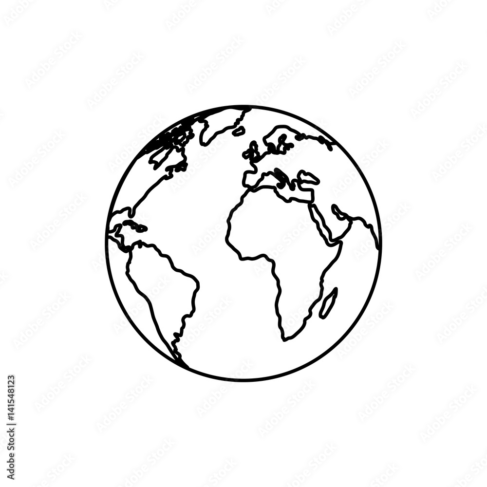 world planet earth icon world planet earth icon