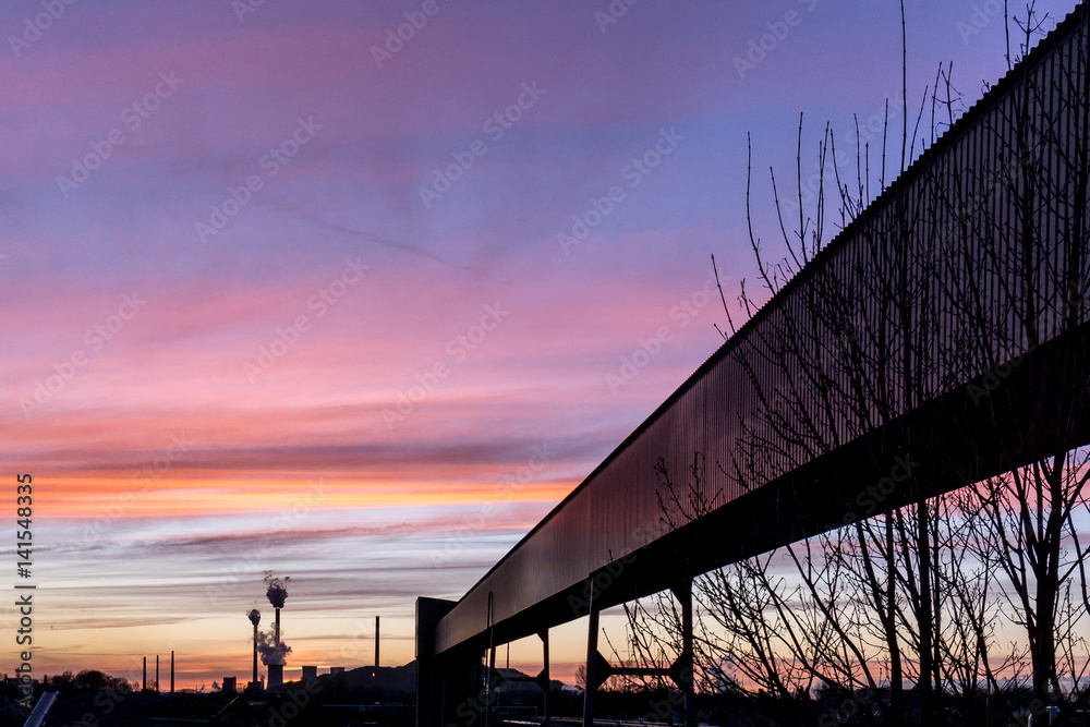 Obraz premium Abendromantik Ruhrpott 