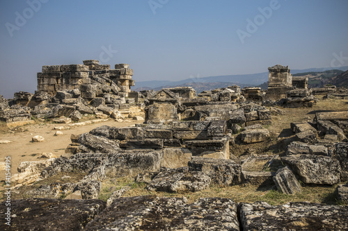 Ancient graves - Pamukale Turkey