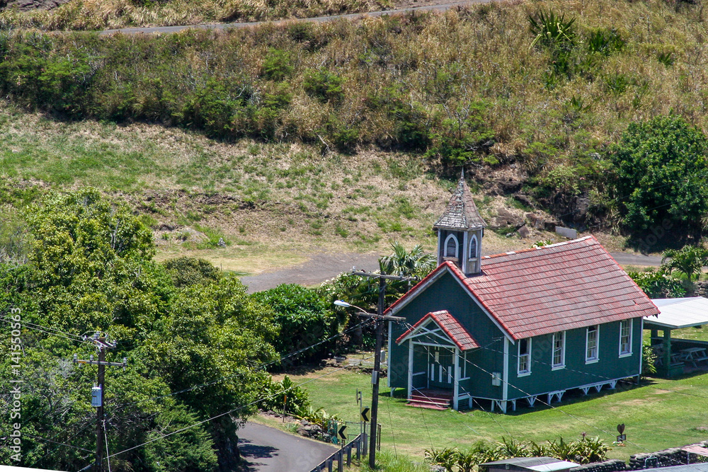 Small church located in Maui, Hawaii