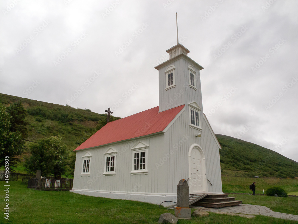 Iceland - Church in Laufas