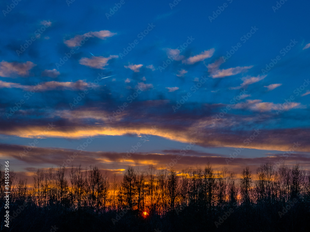 Obraz premium zachód słońca