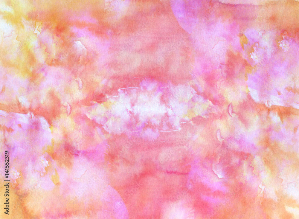 Fototapeta premium Abstract colorful watercolor background