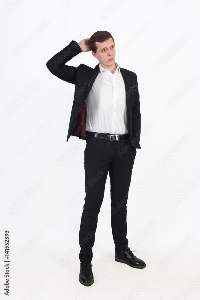 Young fashion man in the suit Young fashion man in the suit