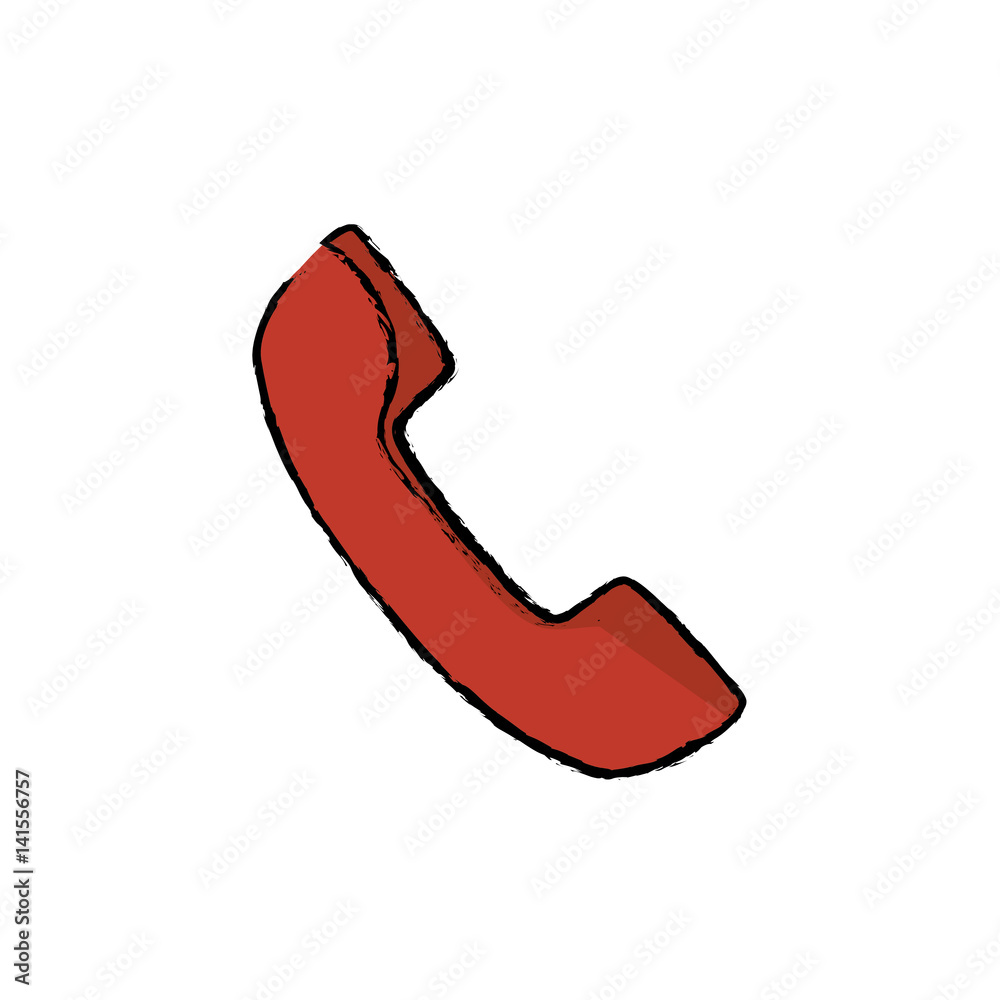 telephone service isolated icon telephone service isolated icon