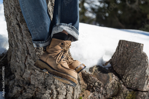 Wallpaper Mural Jeans und Lederschuhe Torontodigital.ca