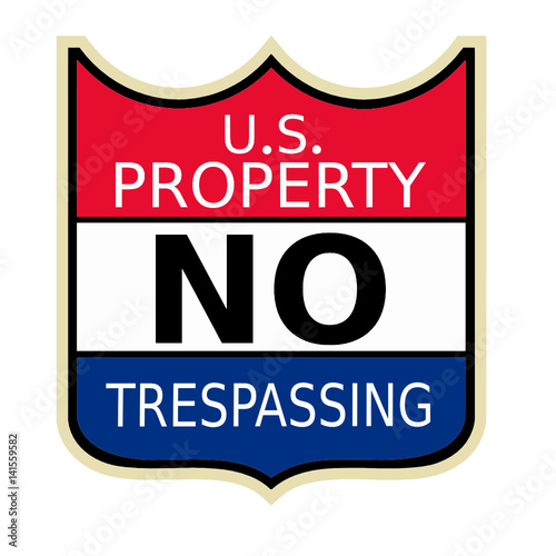 no trespassing