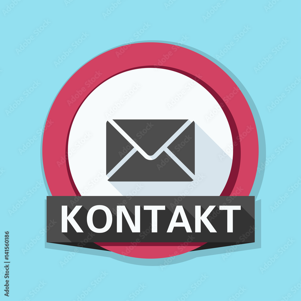 Mail Contact button illustration (non-English text - Contact) Mail Contact button illustration (non-English text - Contact)