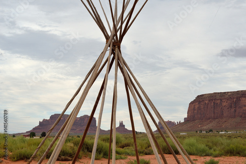 Navajo-Tipi im Monument Valley