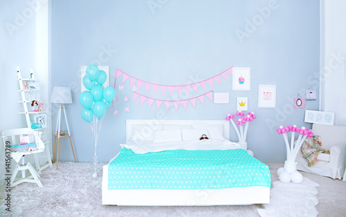 Beautiful interior of child...