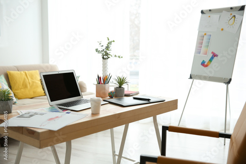 Modern interior of designer...