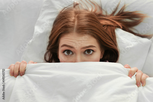 Young woman with sleep diso...
