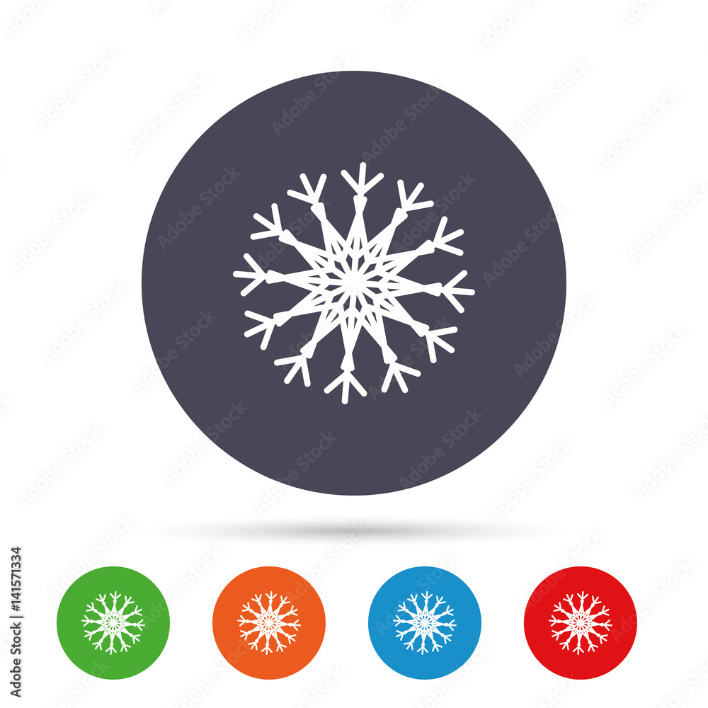 Snowflake artistic sign icon. Air conditioning. Snowflake artistic sign icon. Air conditioning.