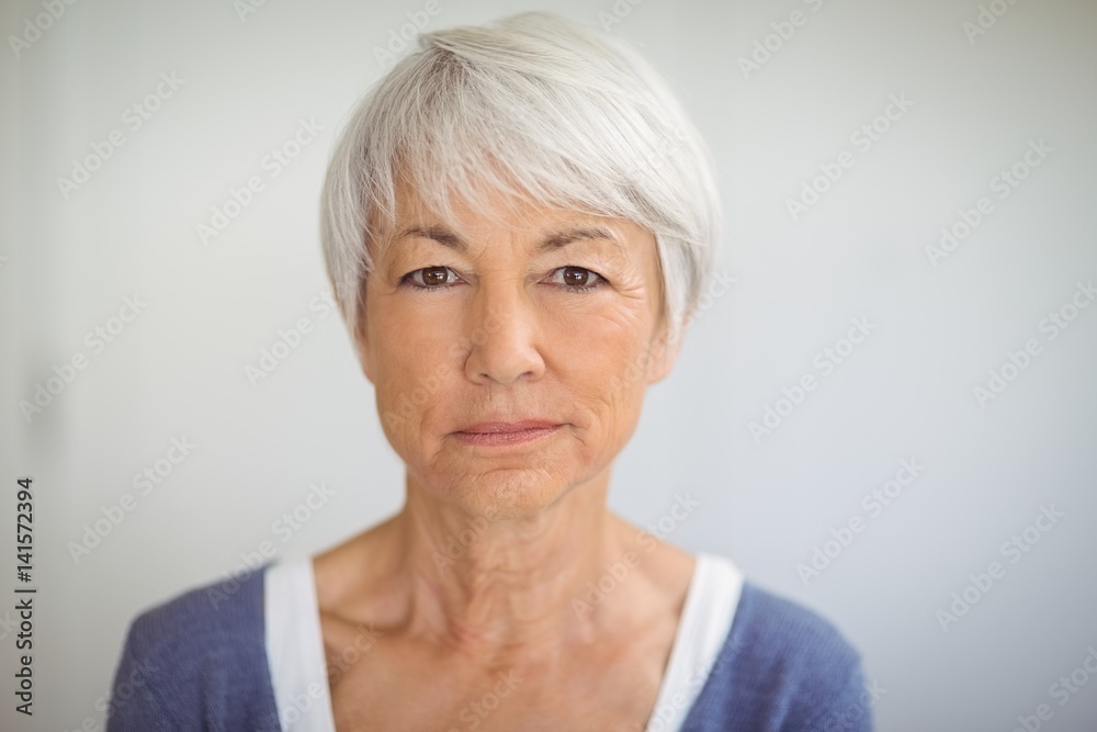 Portrait of confident senior woman