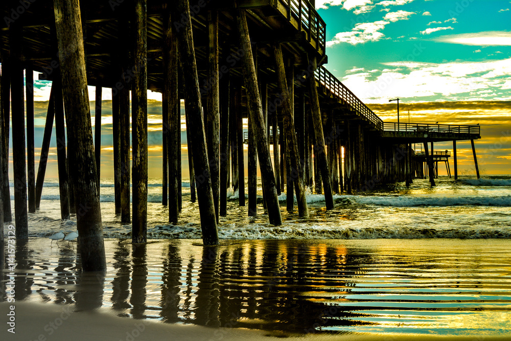Pismo Pier at Sunset