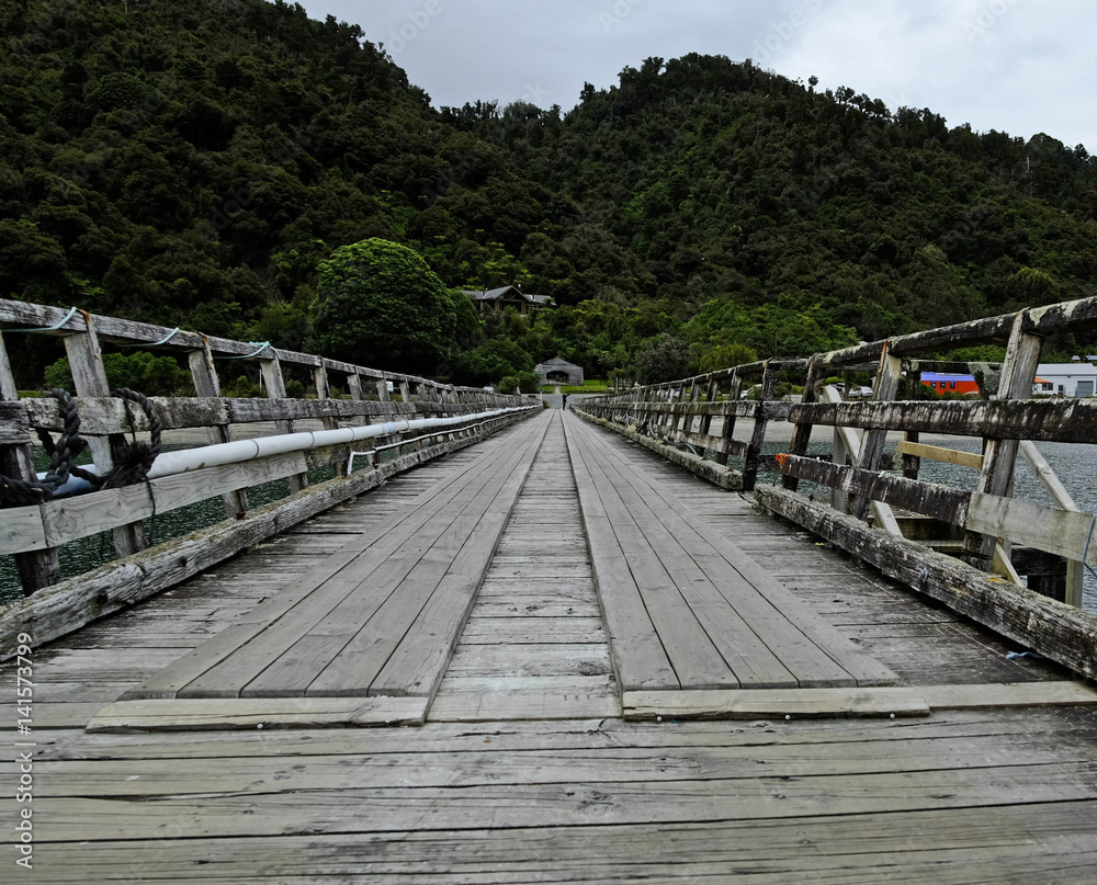 jetty, Jacksons Bay, West Coast, NZ