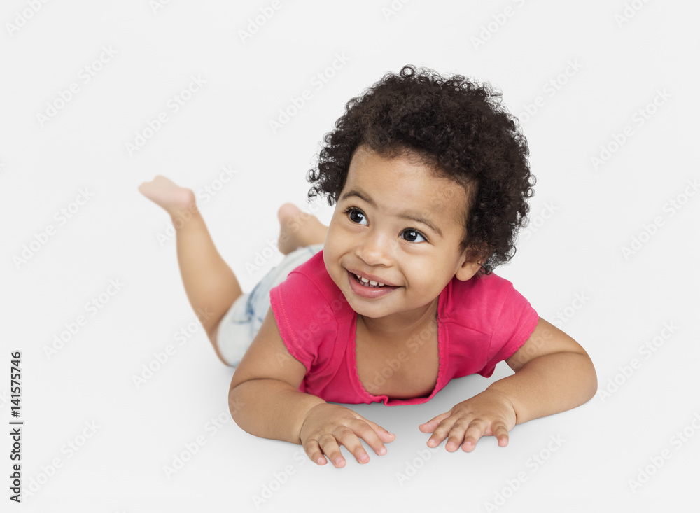 Child Cheerful Studio Portrait Concept Child Cheerful Studio Portrait Concept