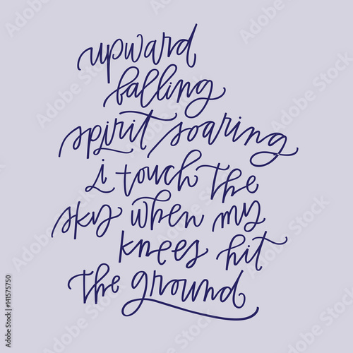 Upward Falling, Spirit Soaring