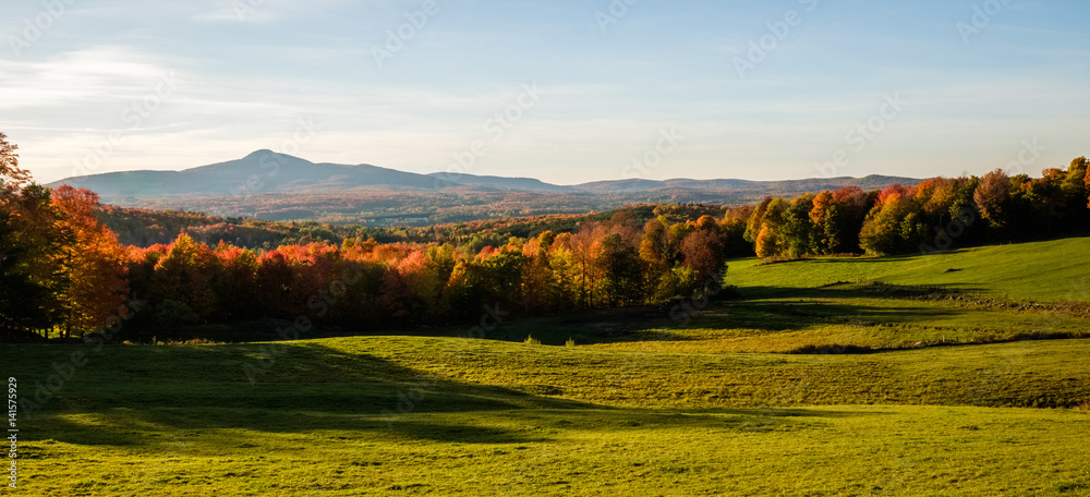 Fototapeta premium Colorful mountains at fall