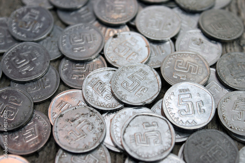 Monedas de centavos antiguas