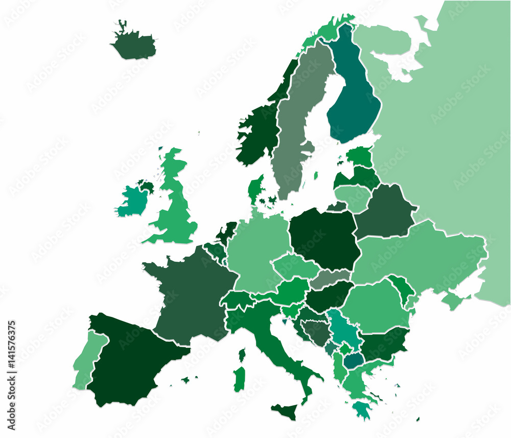 Obraz premium Europe map