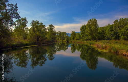 Fototapeta Naklejka Na Ścianę i Meble -  River and Reflection