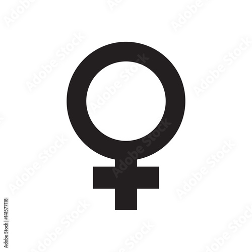 gender female isolated vector