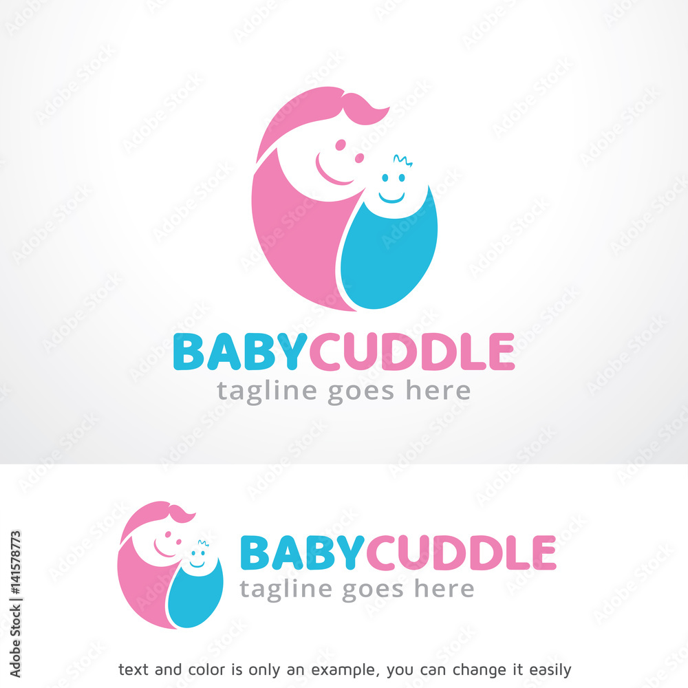 Baby Cuddle Logo Template Design Vector, Emblem, Design Concept, Creative Symbol, Icon Baby Cuddle Logo Template Design Vector, Emblem, Design Concept, Creative Symbol, Icon