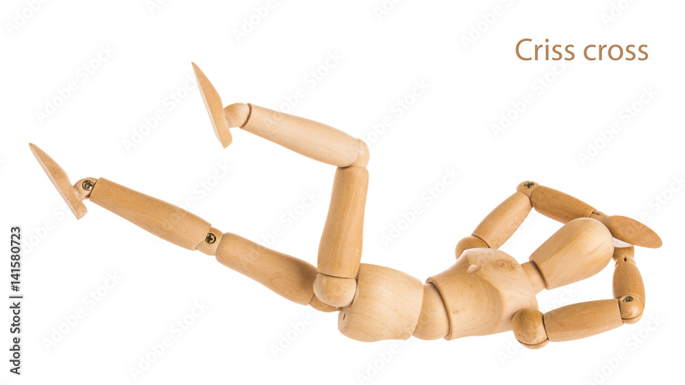 Criss cross pose StockFoto Adobe Stock