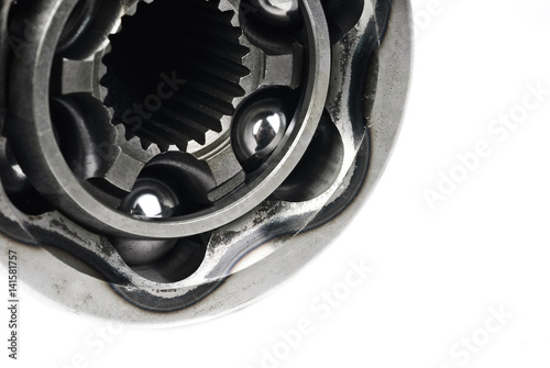 Constant velocity joints,isolated on a white background