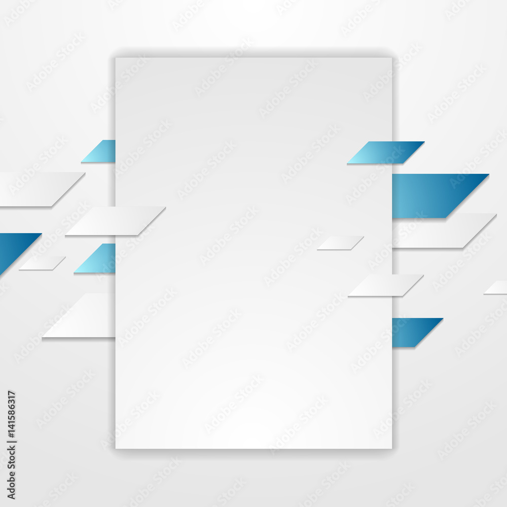 Blue grey tech corporate flyer background Blue grey tech corporate flyer background