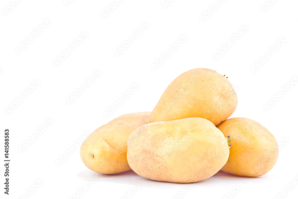 fresh organic potatoes tubers on white background healthy potato Vegetable food isolated
fresh organic potatoes tubers on white background healthy potato Vegetable food isolated