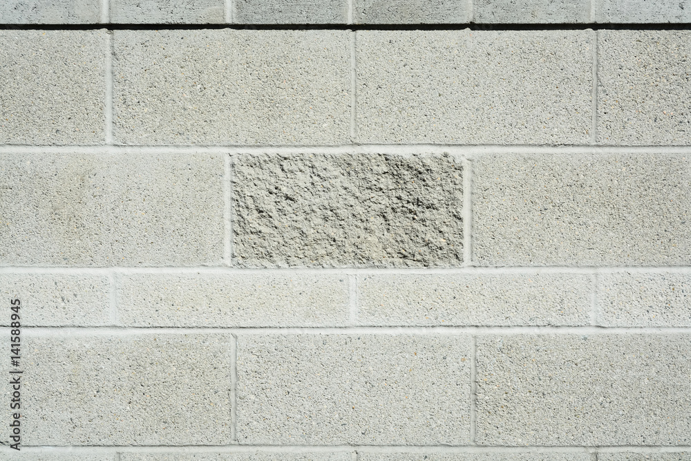 Obraz premium Stone wall texture. Cement block wall background