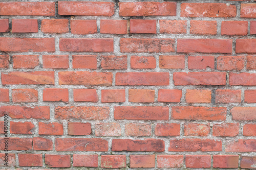 red orange brick wall texture background 