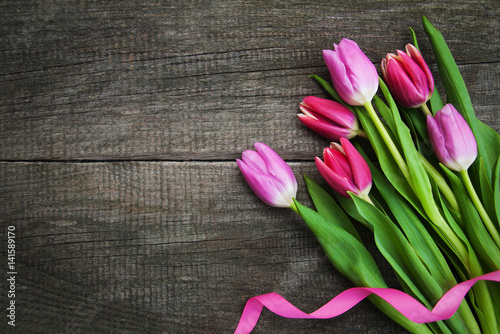 Fototapeta Naklejka Na Ścianę i Meble -  Spring tulips flowers