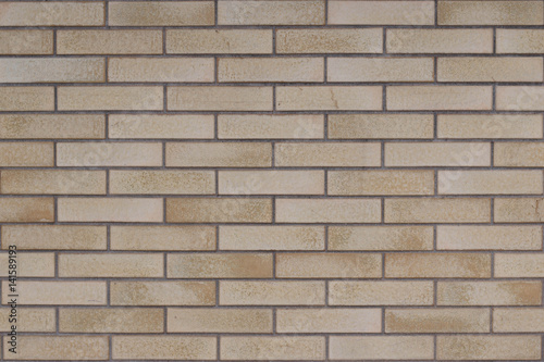 light brown beige brick wall texture background 