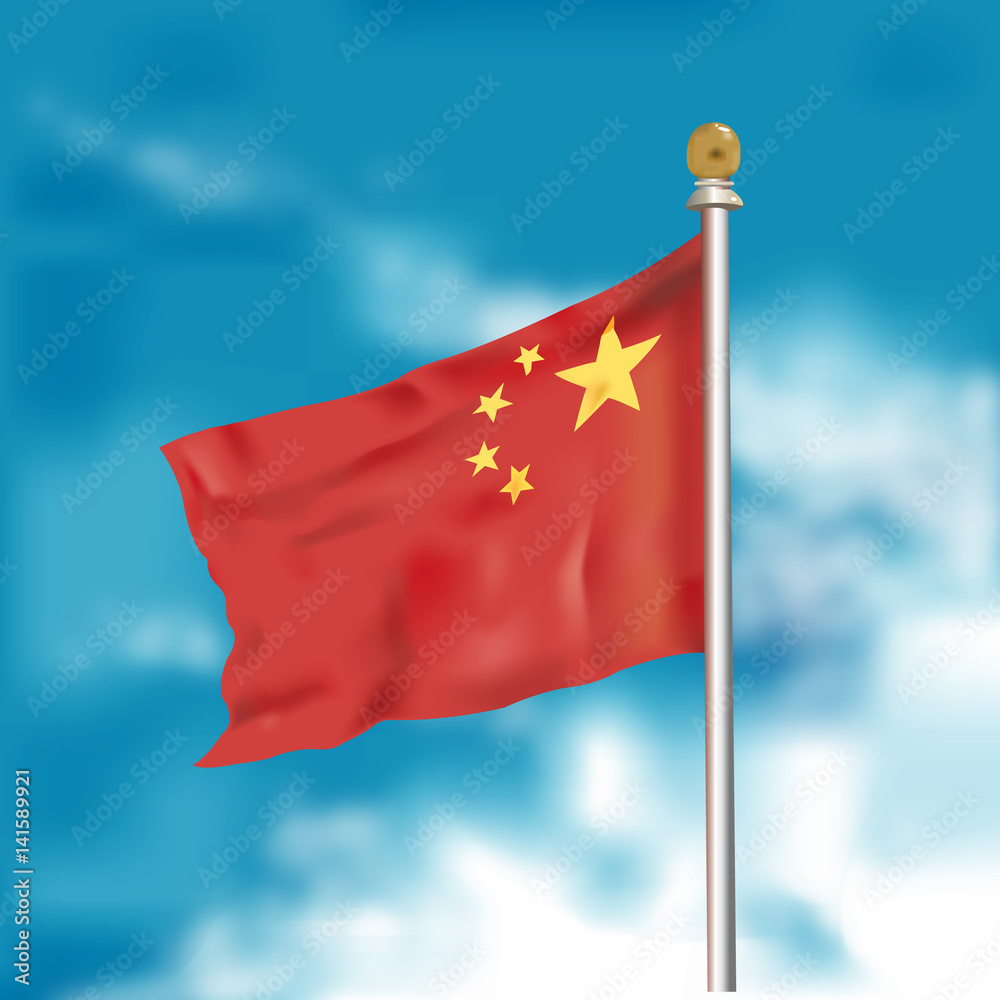 中国の国旗イラスト Stock Illustration Adobe Stock