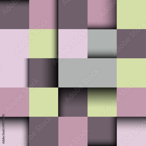 Vector  abstract background with squares  illustration