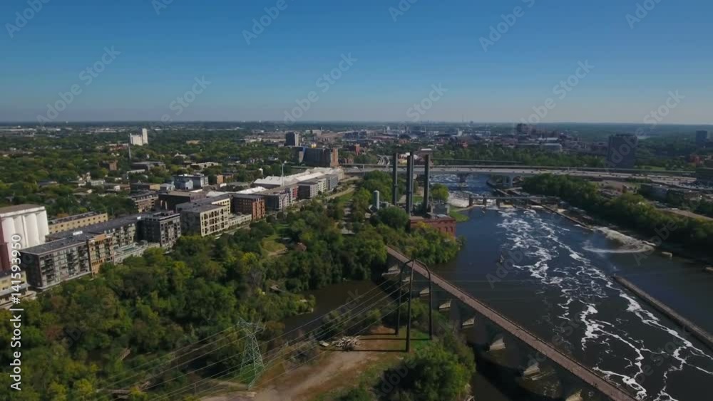 Aerial Minnesota Minneapolis September 2016 4K Aerial Minnesota Minneapolis September 2016 4K