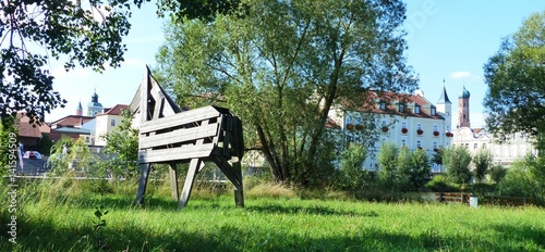 Obraz na plátně Balkspitz in Vilsbiburg