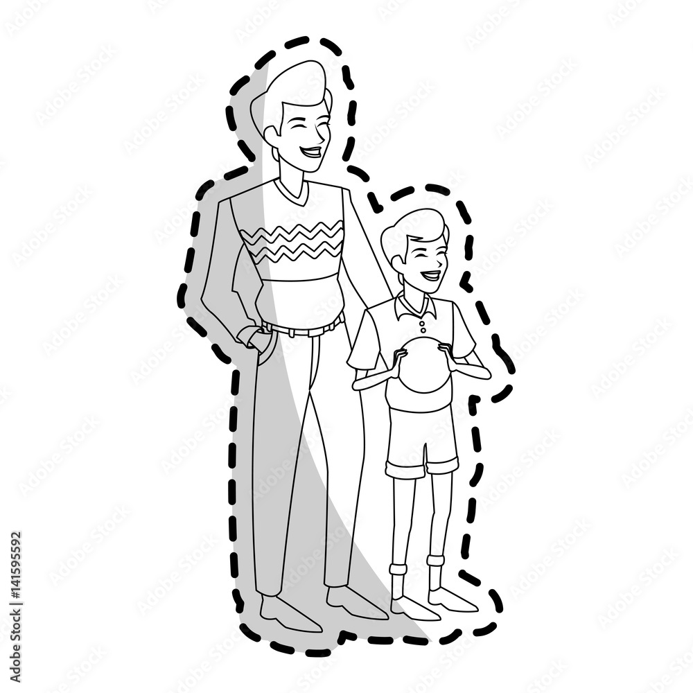happy father son family icon image vector illustration design happy father son family icon image vector illustration design