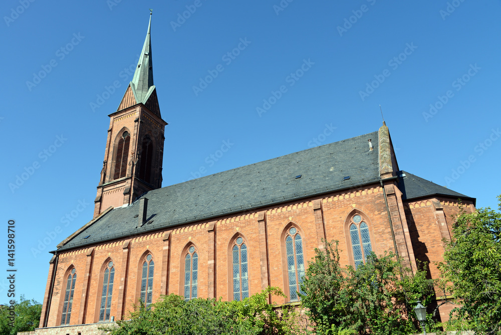 ev. Stadtkirche von Ladenburg am Neckar