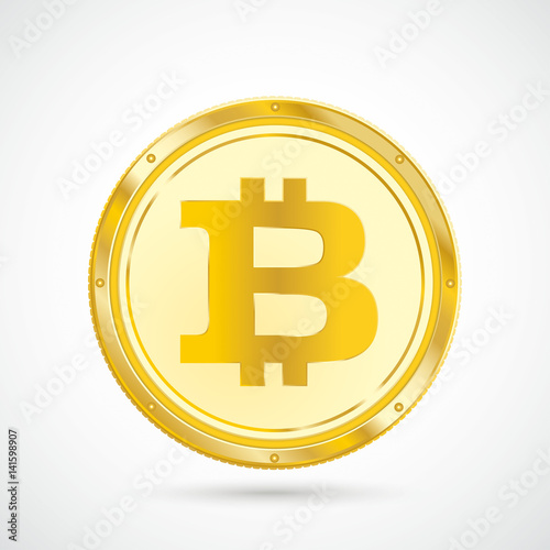 Golden Bitcoin Coin