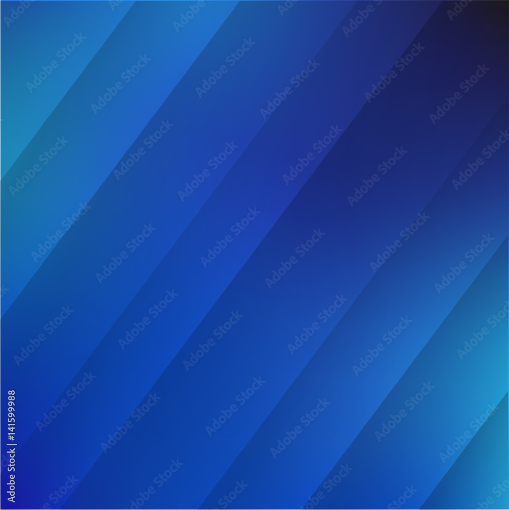Obraz premium Blue geometric abstract background vector 
