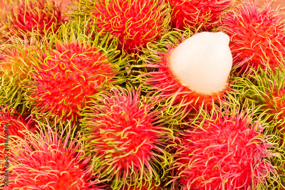 red rambutan sweet delicious on background healthy rambutan tropical fruit food isolated
red rambutan sweet delicious on background healthy rambutan tropical fruit food isolated