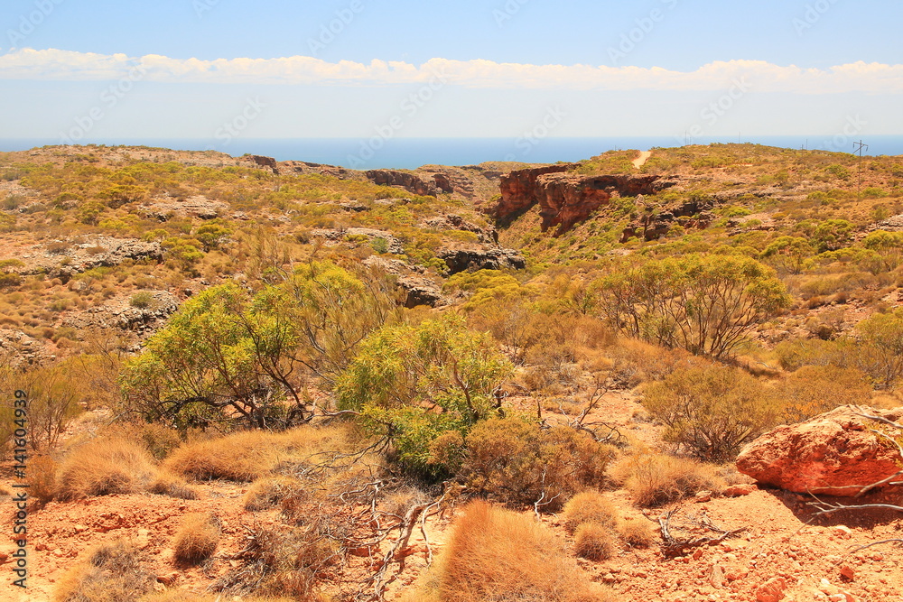 Obraz premium Rugged Canyons on Cape Range, Australia